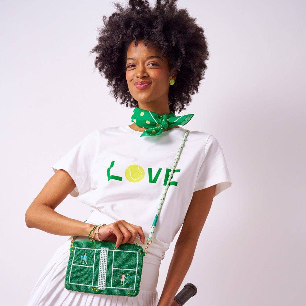 Tennis Ball Print Scarf