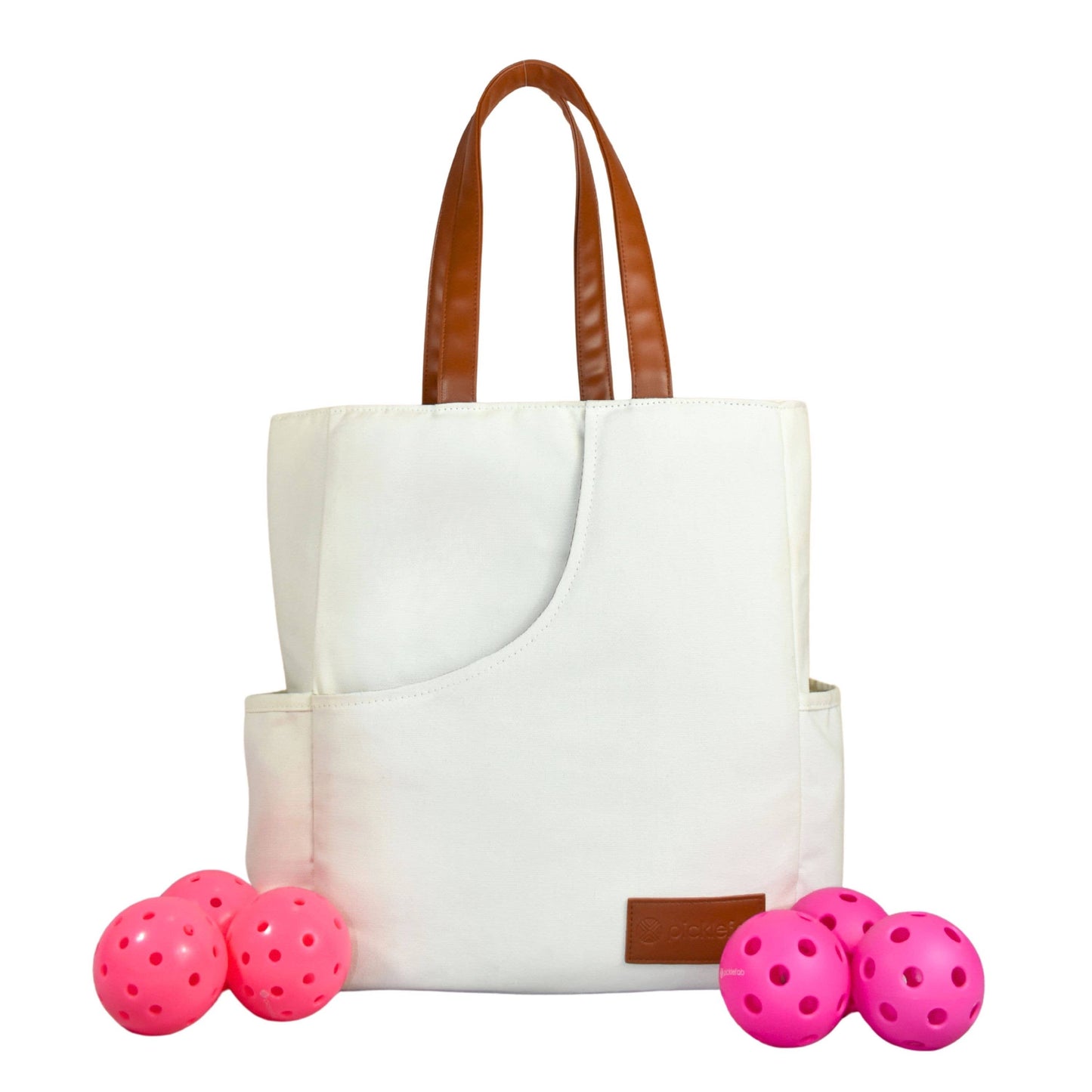 Canvas Pickleball Tote Bag