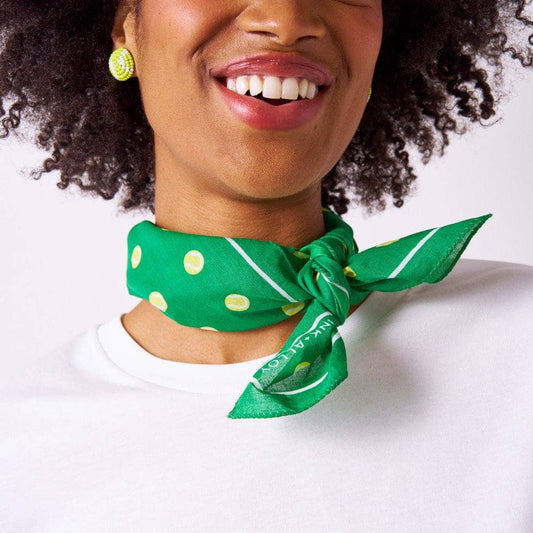 Tennis Ball Print Scarf