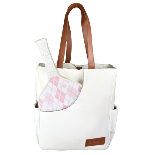 Canvas Pickleball Tote Bag