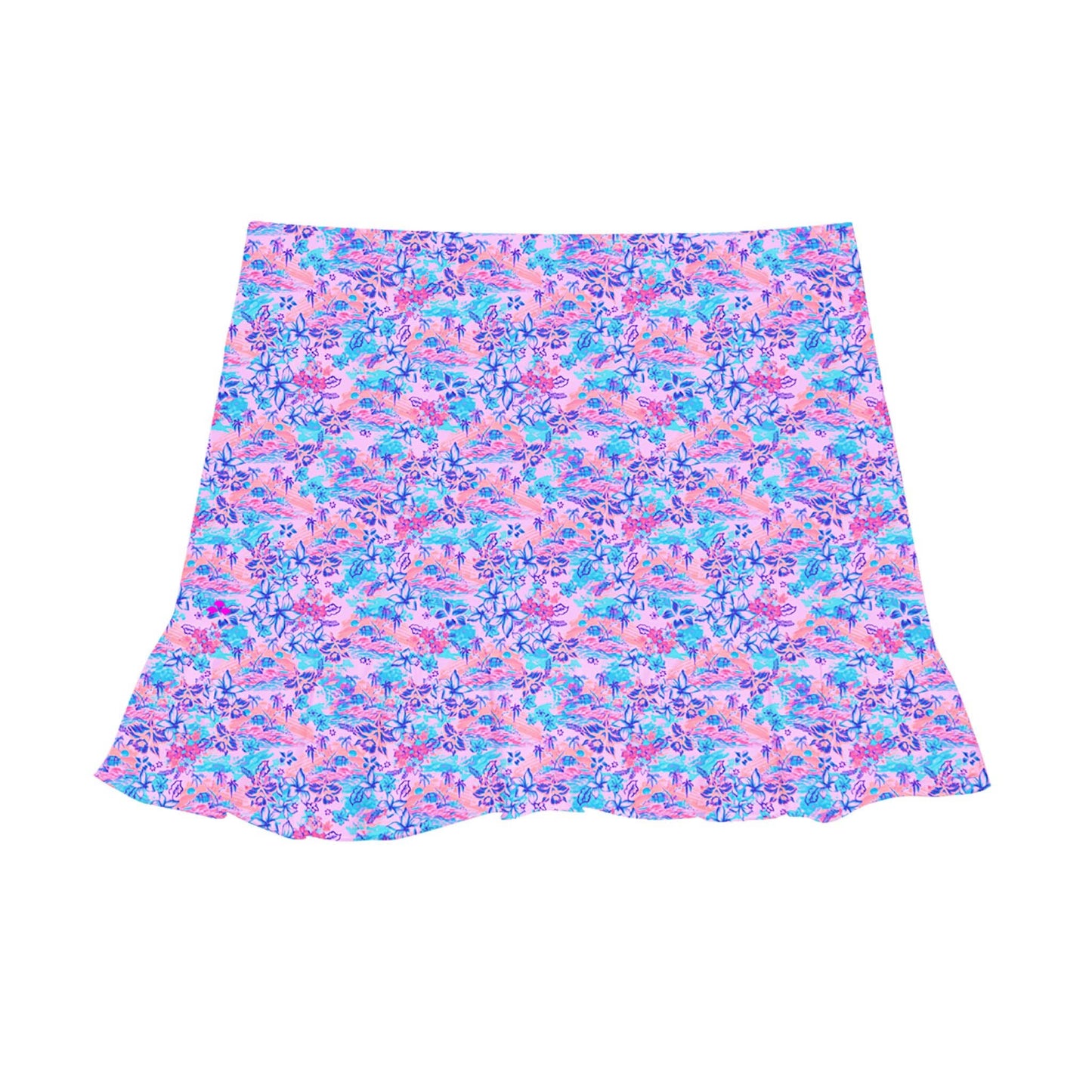 Vibrant Travels Court Love Skort